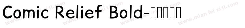 Comic Relief Bold字体转换